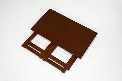 Hagihara VT-7811DBR Side Table Dark Brown 65 cm