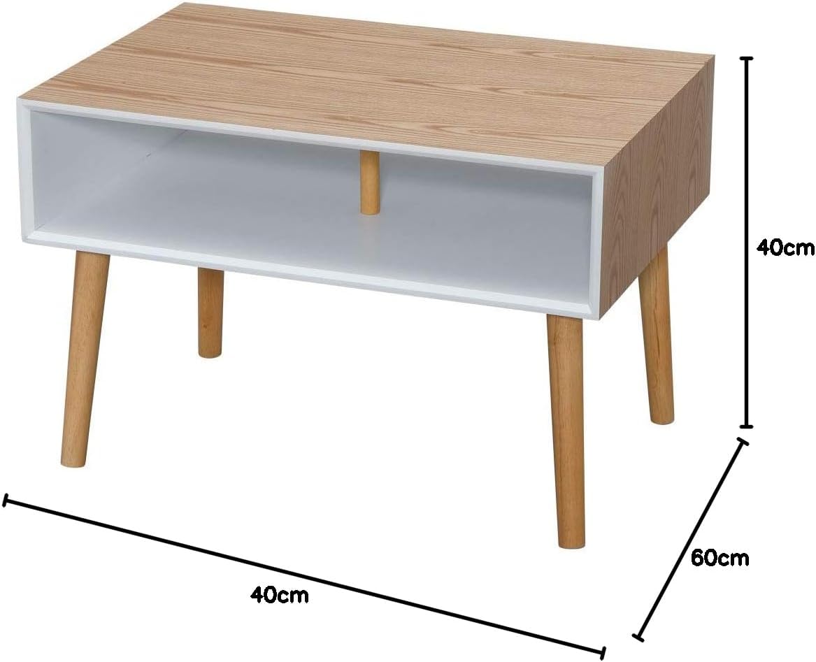 Iris Plaza Box Table 40×40×40 cm Walnut