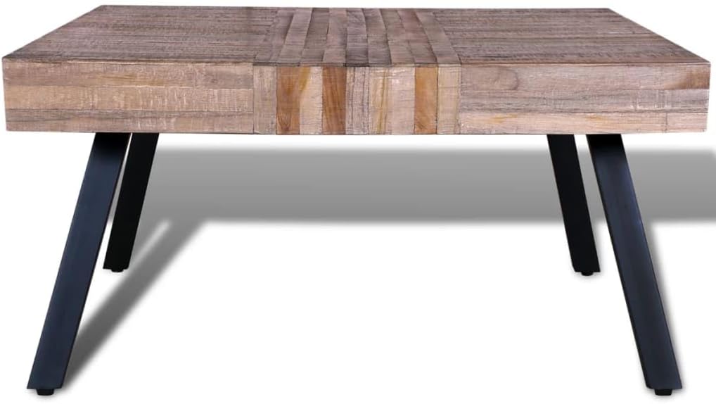 Reclaimed Teak Wood Square Coffee Table
