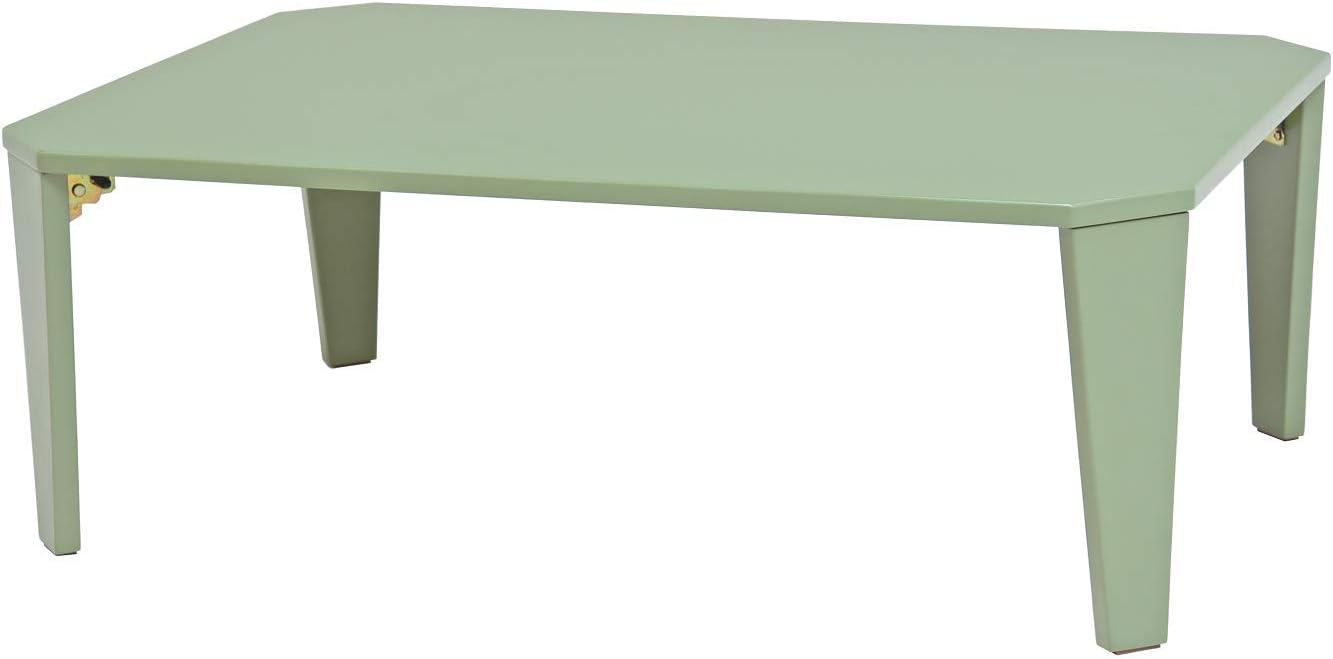 Hagiwara 7550CB Folding Low Table 75 cm Clear Black