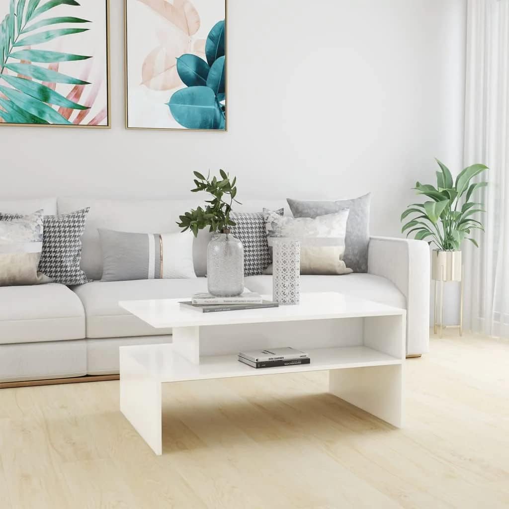 vidaXL Coffee Table Grey 90×60×42.5 cm