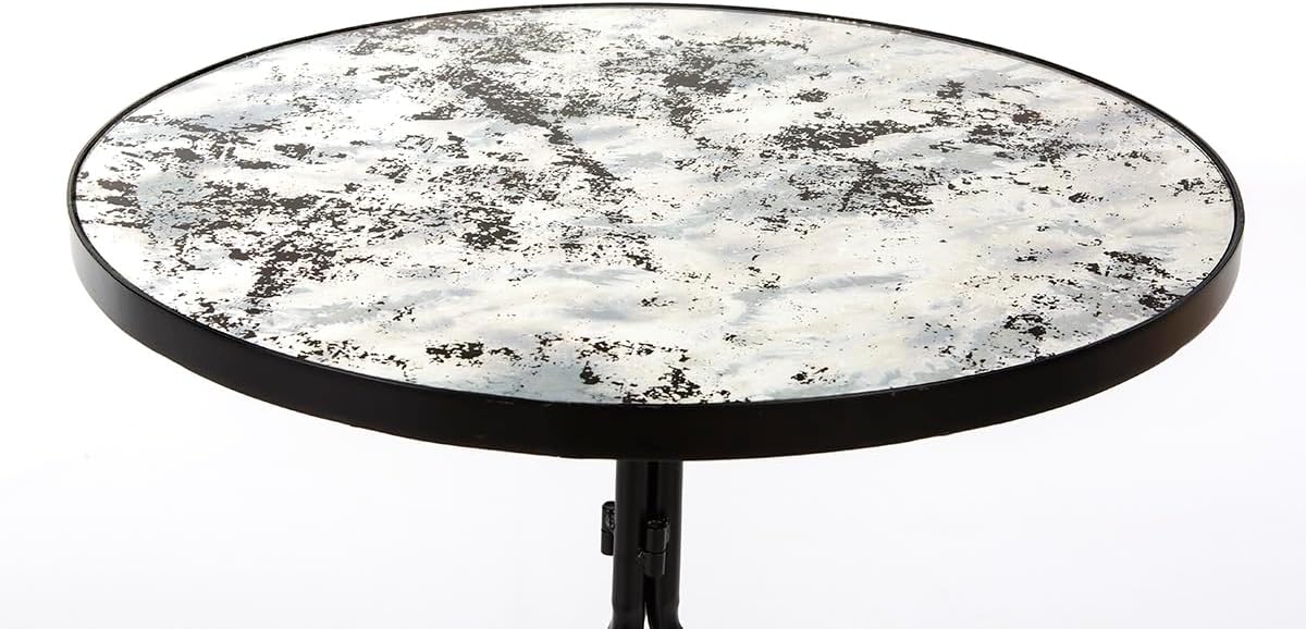 Mesa Auxiliary 60 x 60 x 78 Espejo ENVEJECIDO/Metal