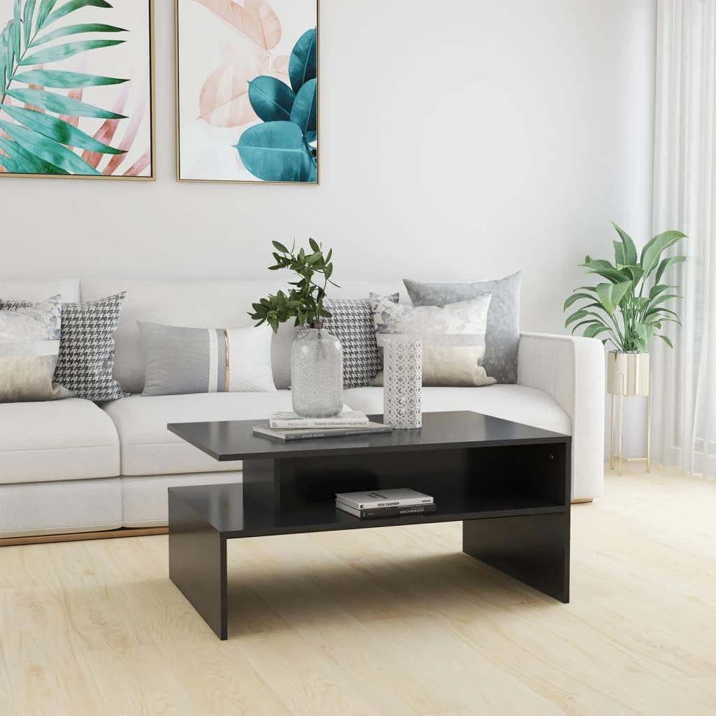 vidaXL Coffee Table Grey 90×60×42.5 cm