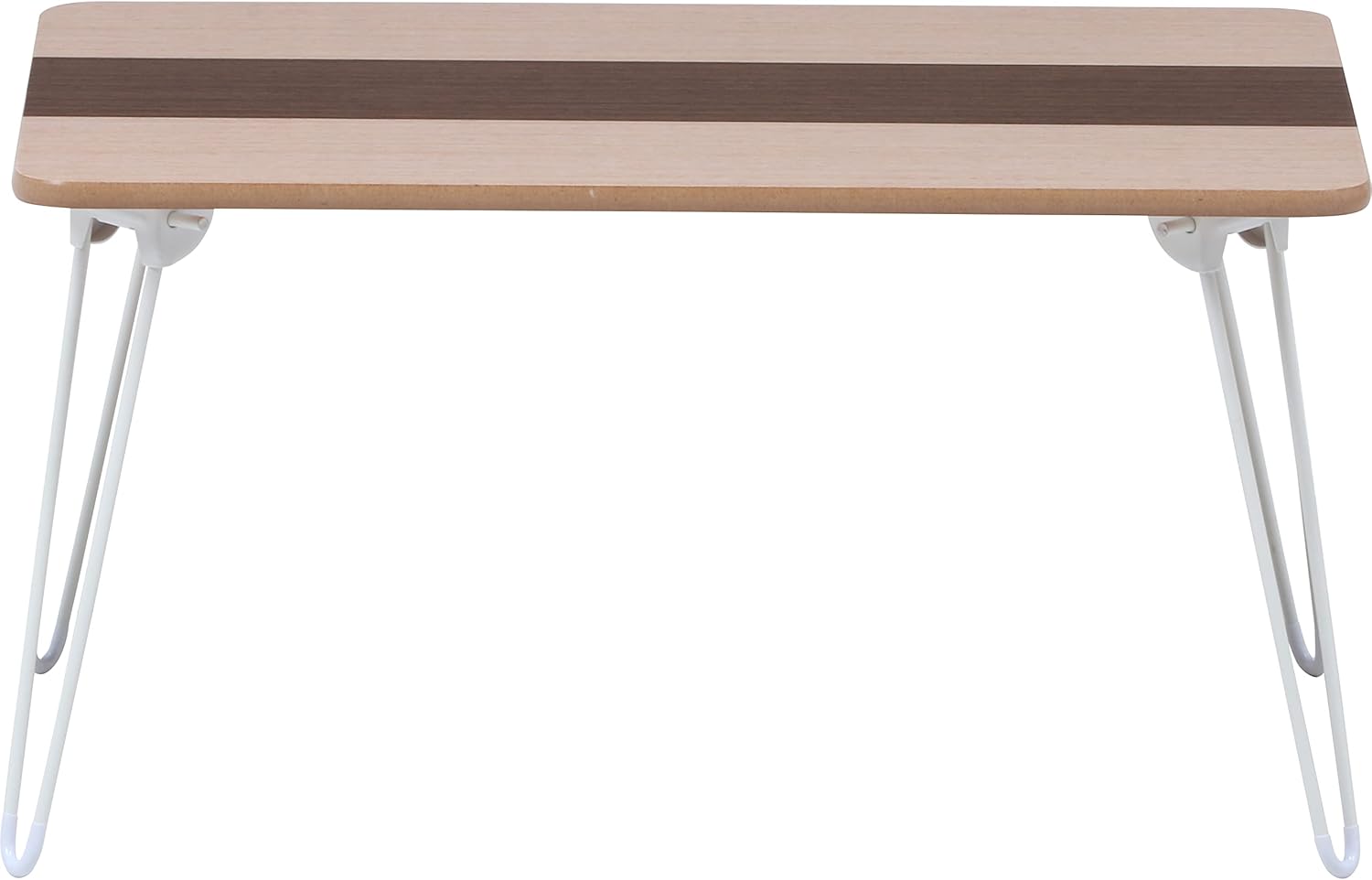 Fuji Trade Veneer Folding Low Table 60 cm Brown