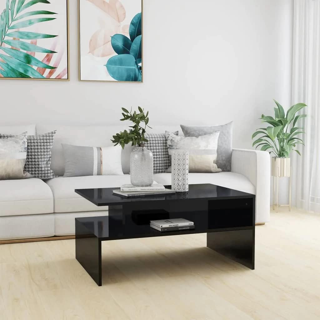 vidaXL Coffee Table Grey 90×60×42.5 cm