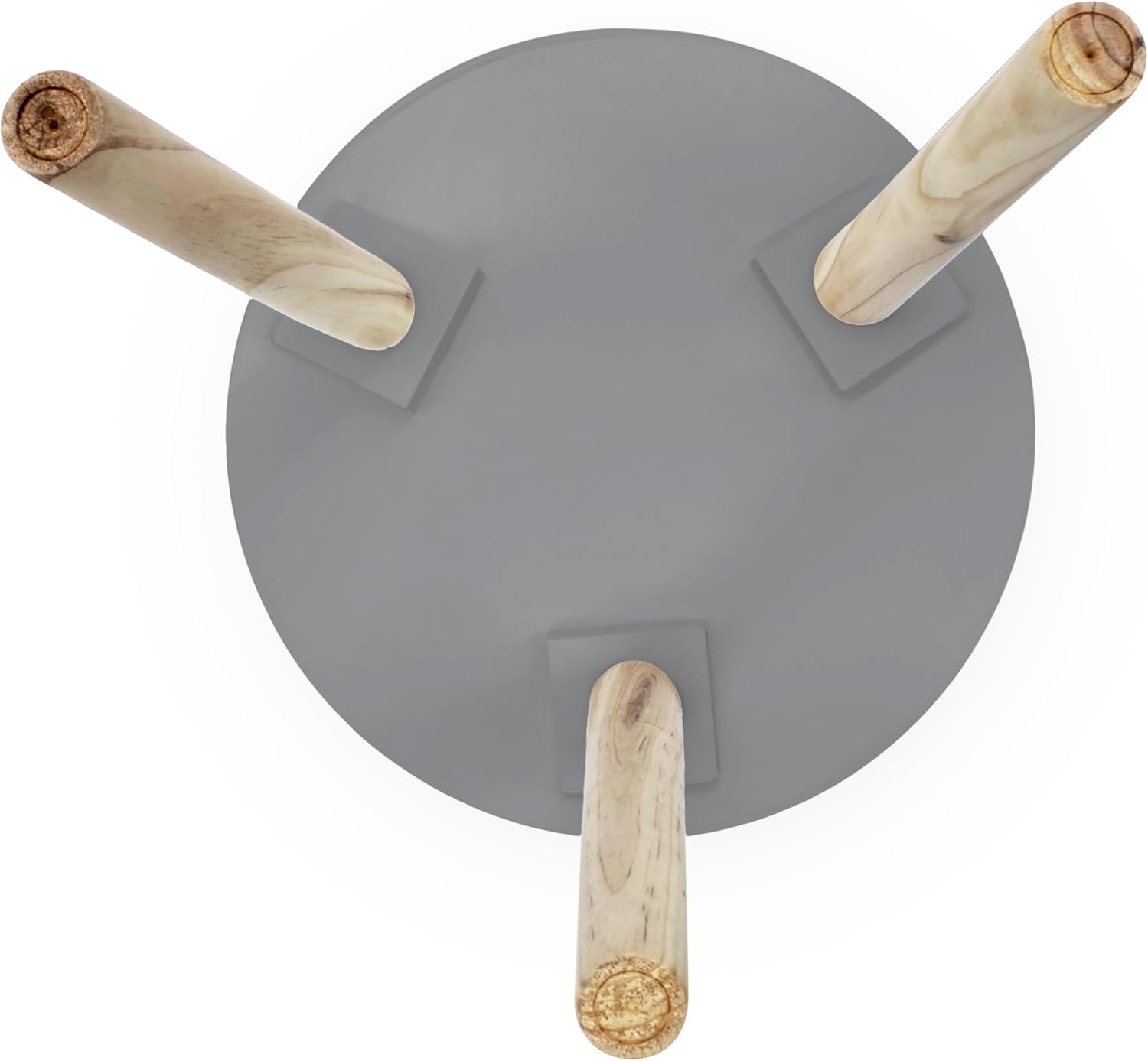 Decorative Wooden Side Table 36×30 cm Grey