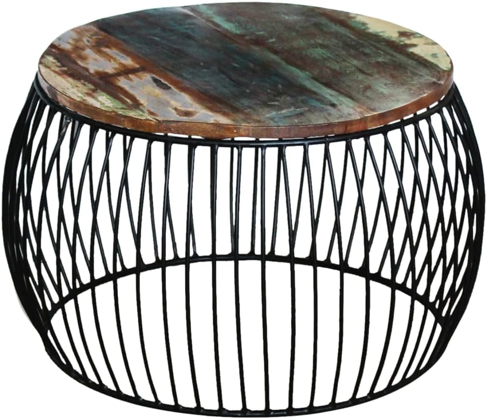 Round Acacia Wood Coffee Table Ø68 cm