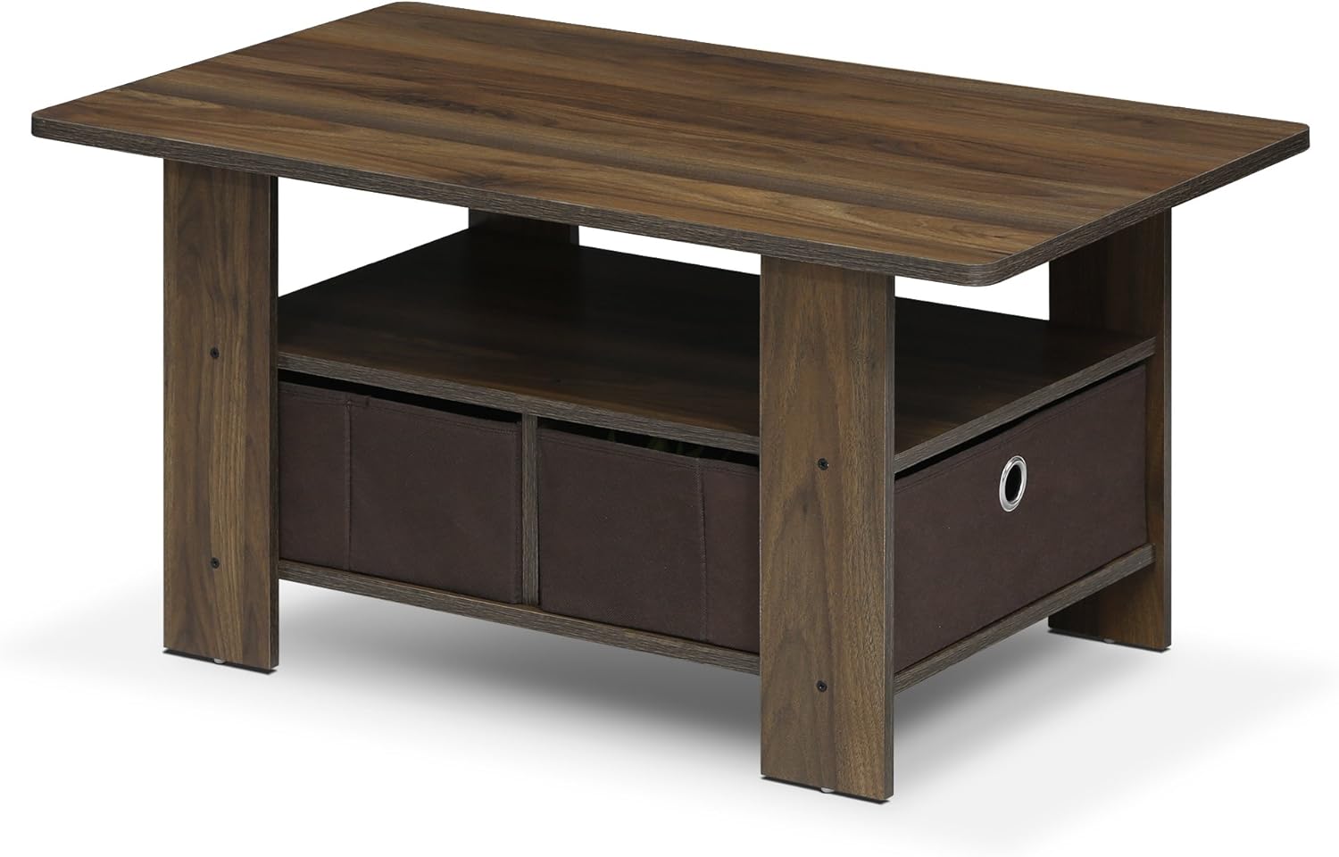 Furinno Andrey Coffee Table, White/Black