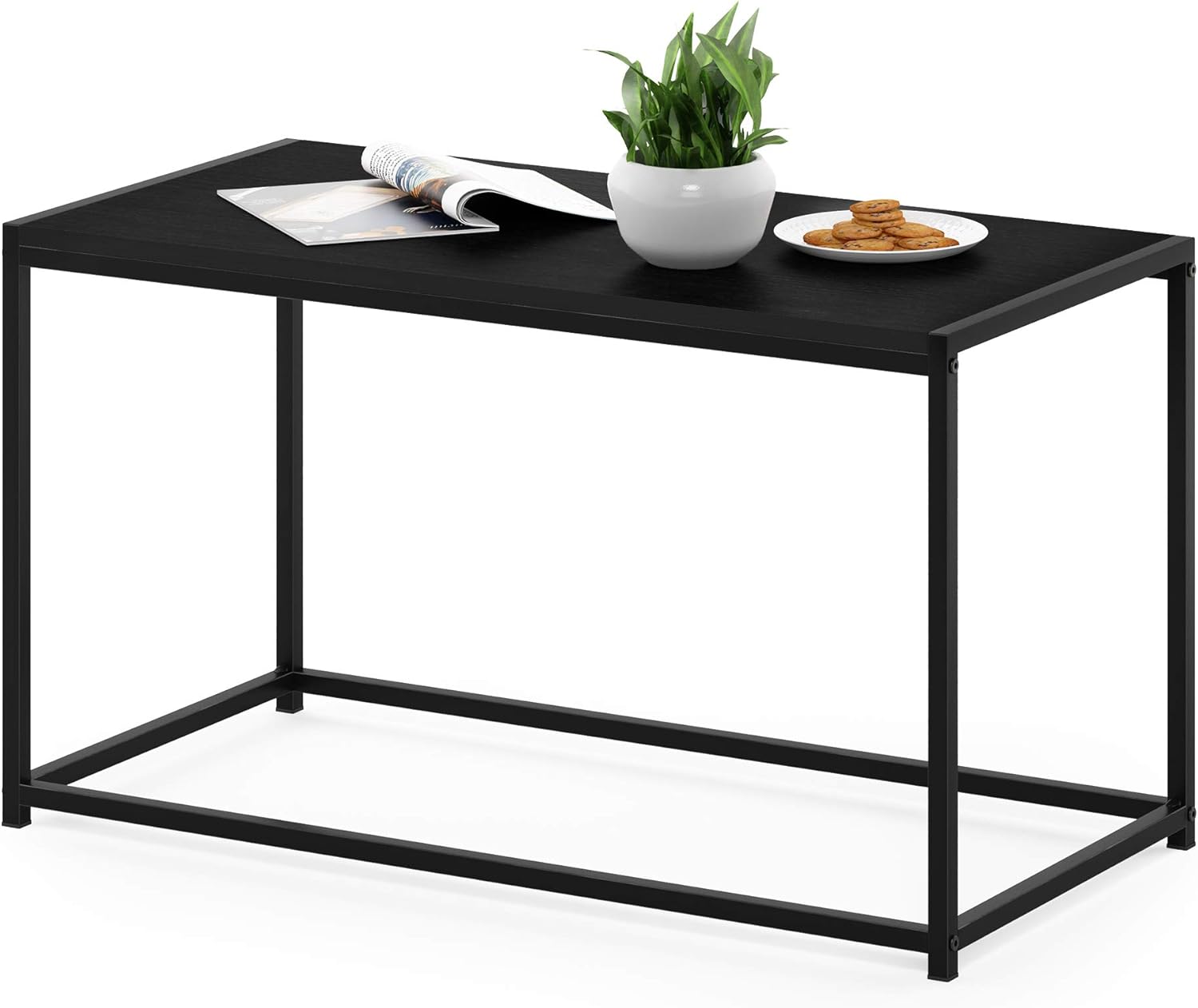 Furinno Camnus Modern Living Coffee Table, Columbia Walnut