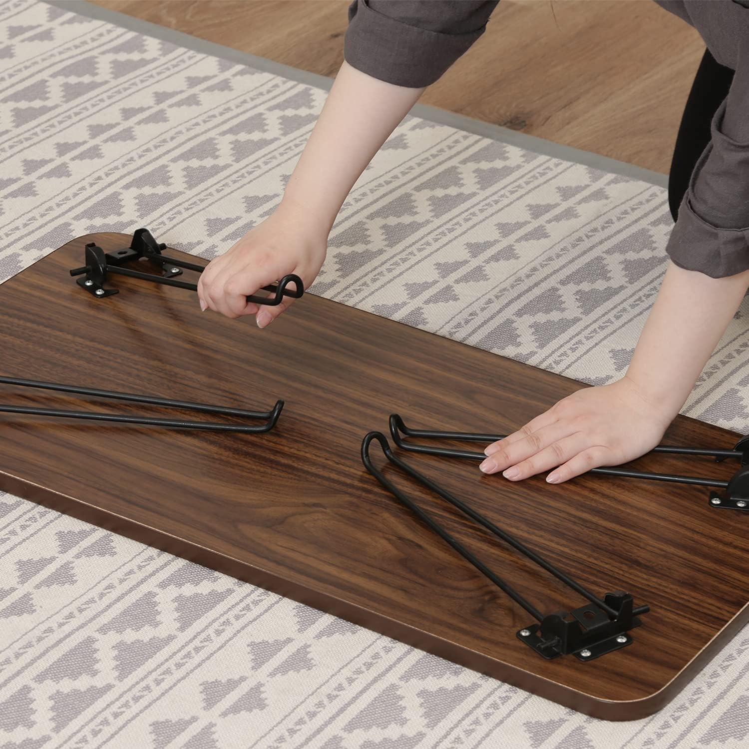 Fuji Boeki 28603 Foldable Mini Table 64.5×40×26.5 cm