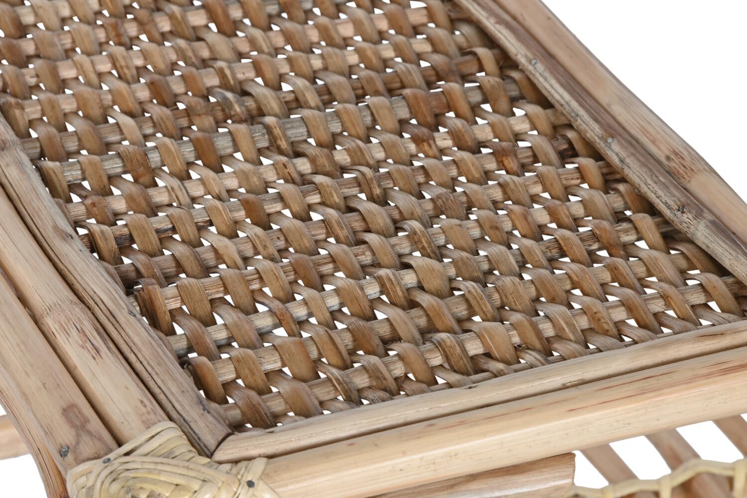 Mesa Centro Ratan Bamboo 76 x 46 x 40 cm Natural